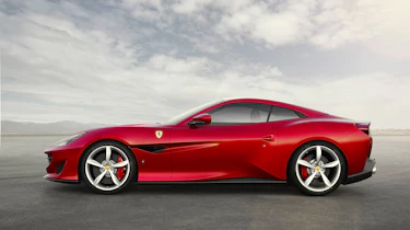 Ferrari Portofino - profile roof up