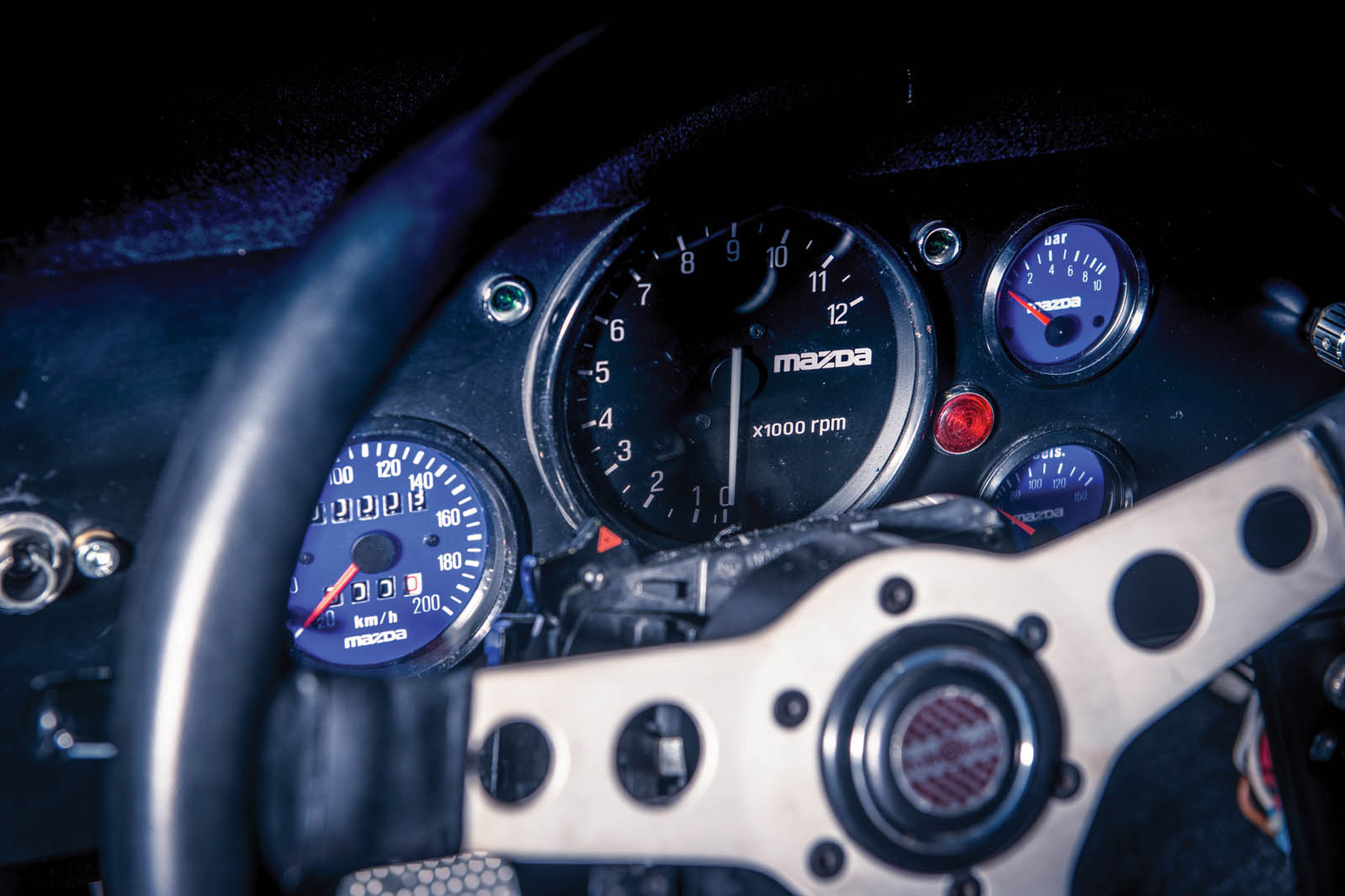 Mazda RX-7 Evo Group B Works - tacho