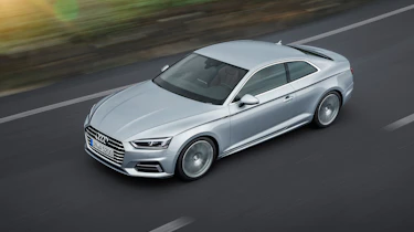 Audi A5 coupe silver - top