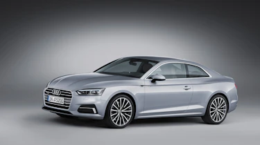 Audi A5 coupe silver - studio
