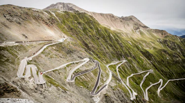 Alfa Romeo Stelvio on the Stelvio Pass