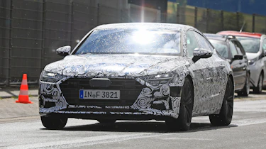 Audi A7 spied - front