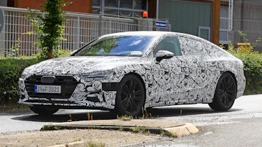 Audi A7 spied - front 3.4