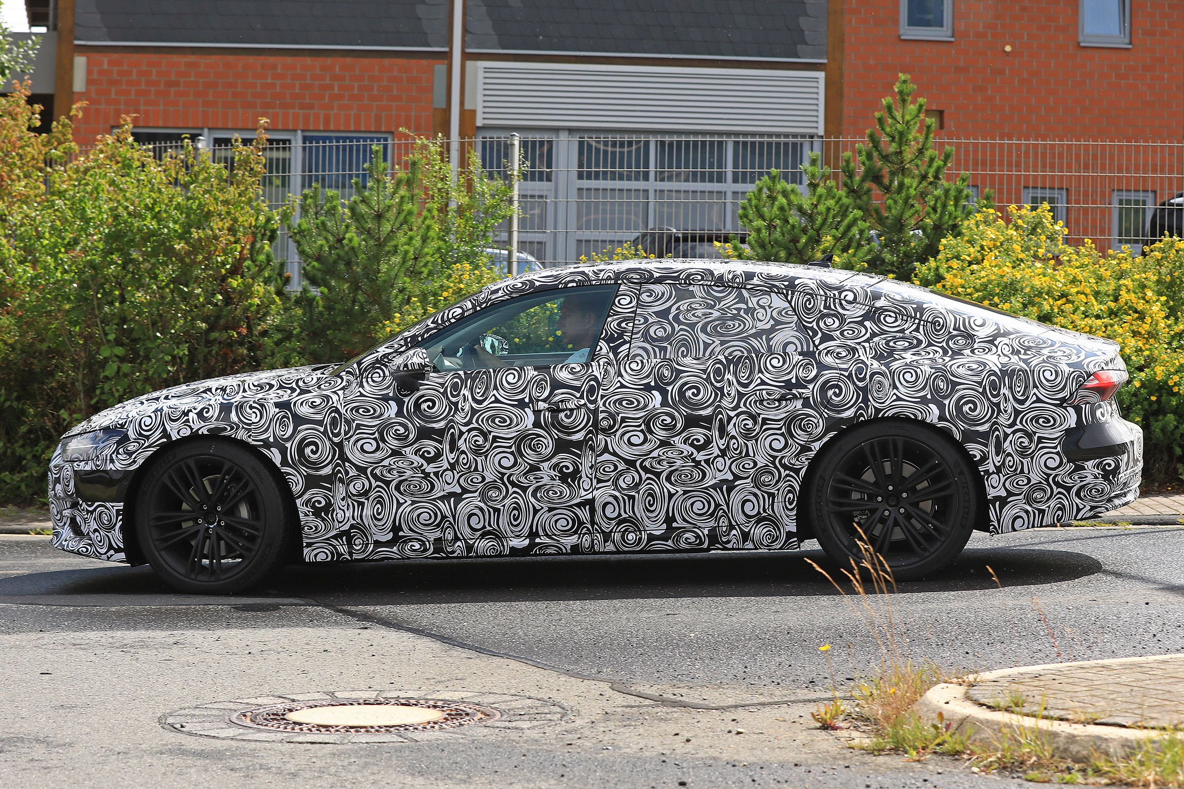 Audi A7 spied - profile