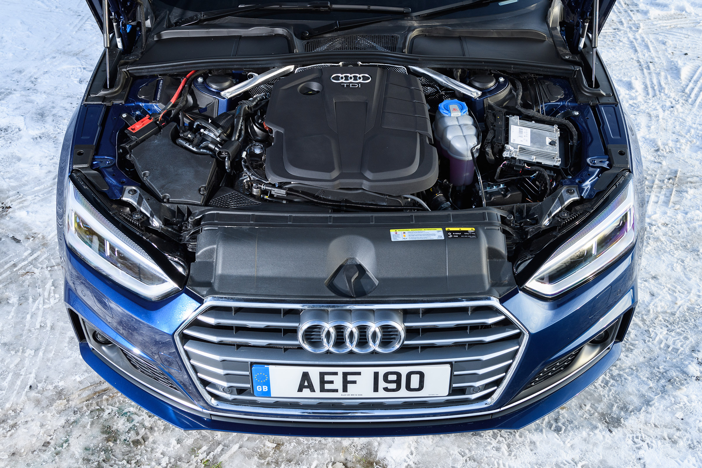Audi A5 Sportback S-Line - engine bay