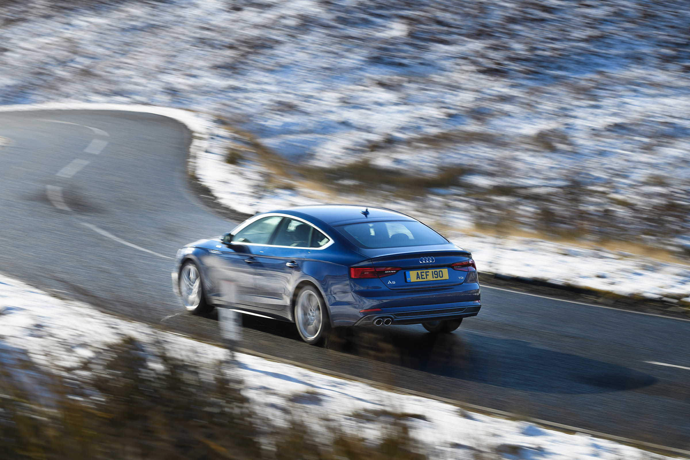 Audi A5 Sportback S-Line - rear driving