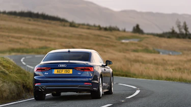 Audi A5 coupe blue - rear 2