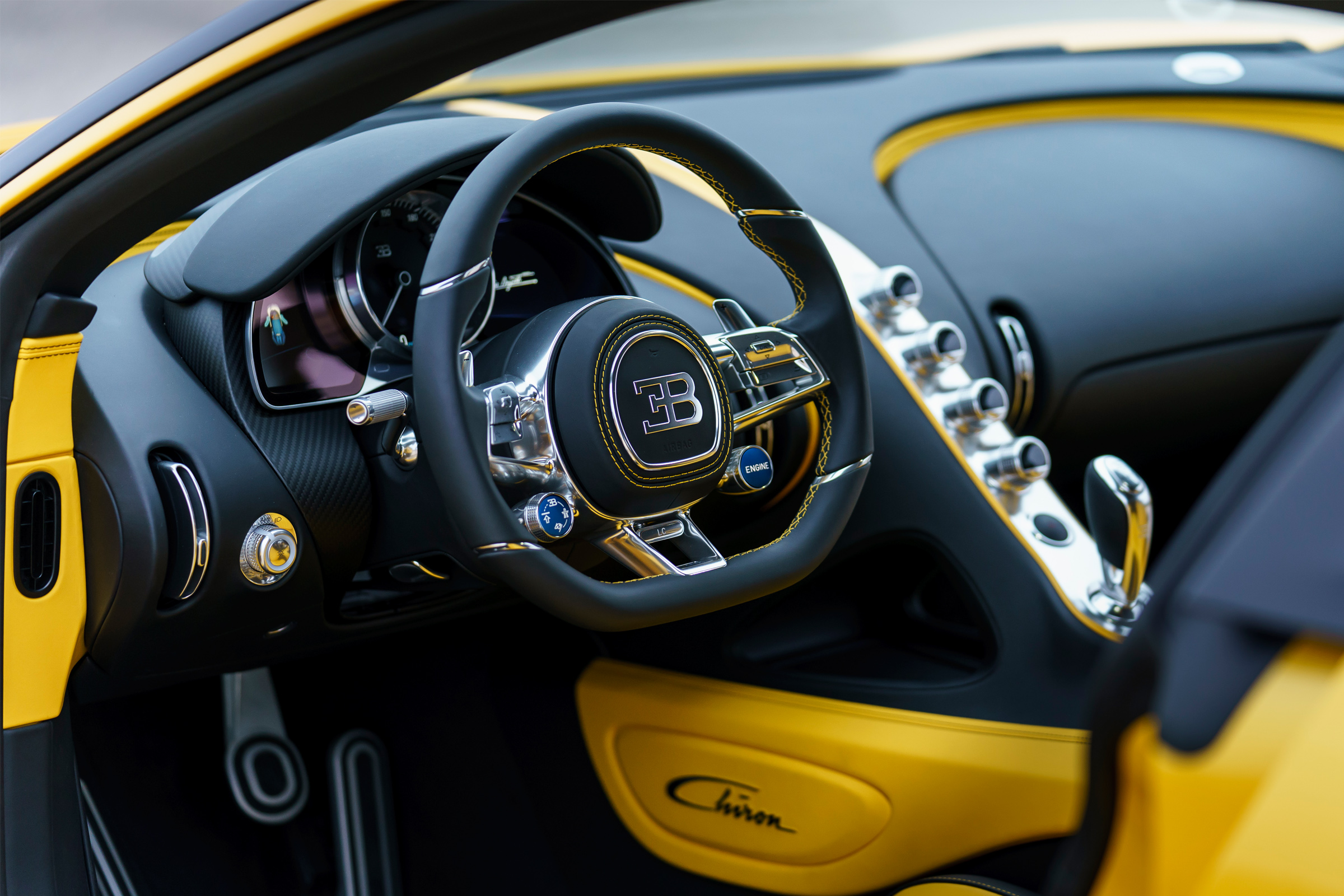 Bugatti Chiron interior