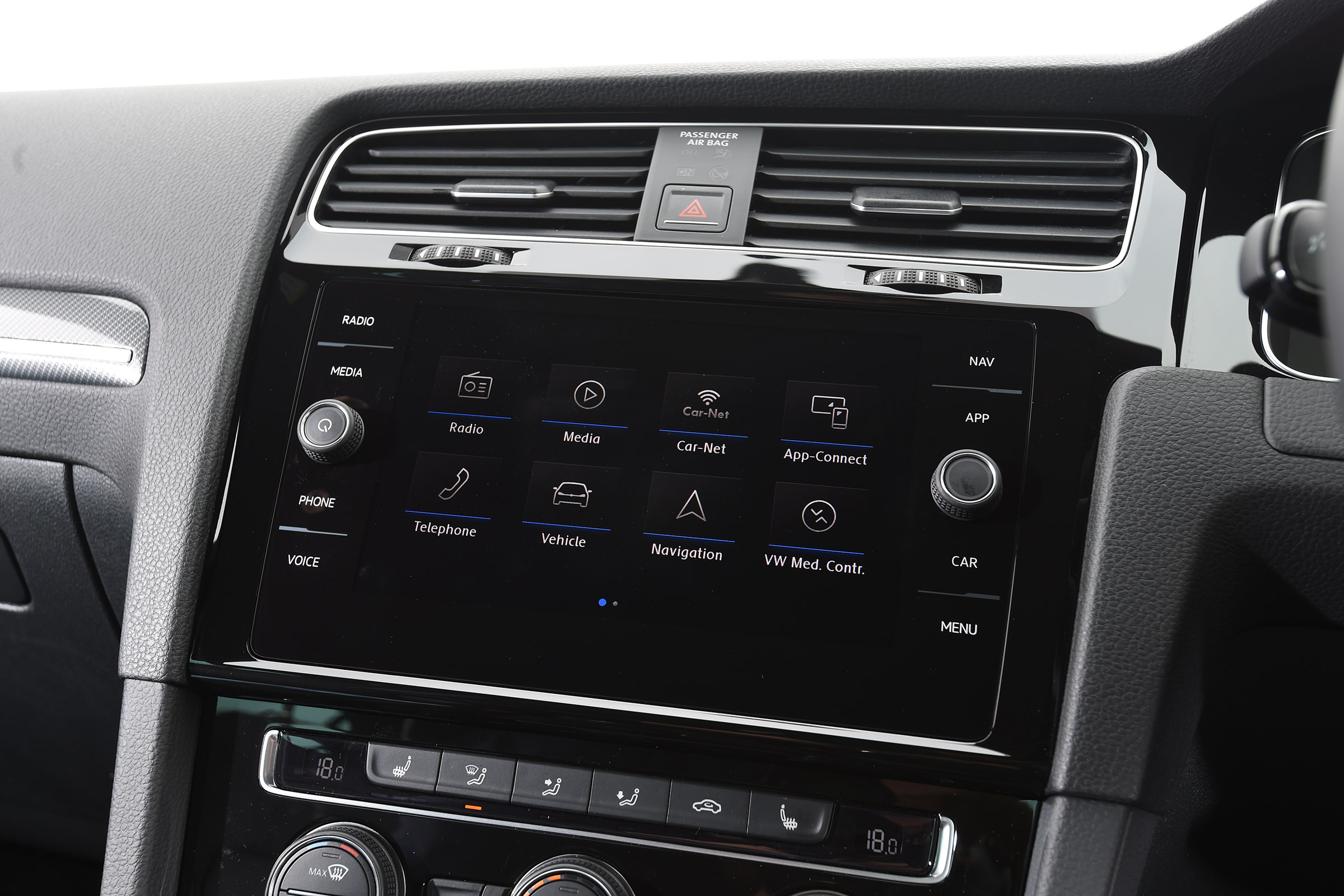 VW Golf - nav screen