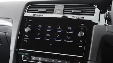 VW Golf - nav screen