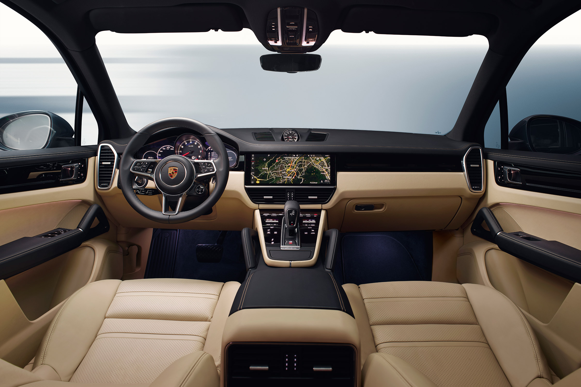 Posche Cayenne - interior dash