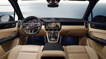 Posche Cayenne - interior dash