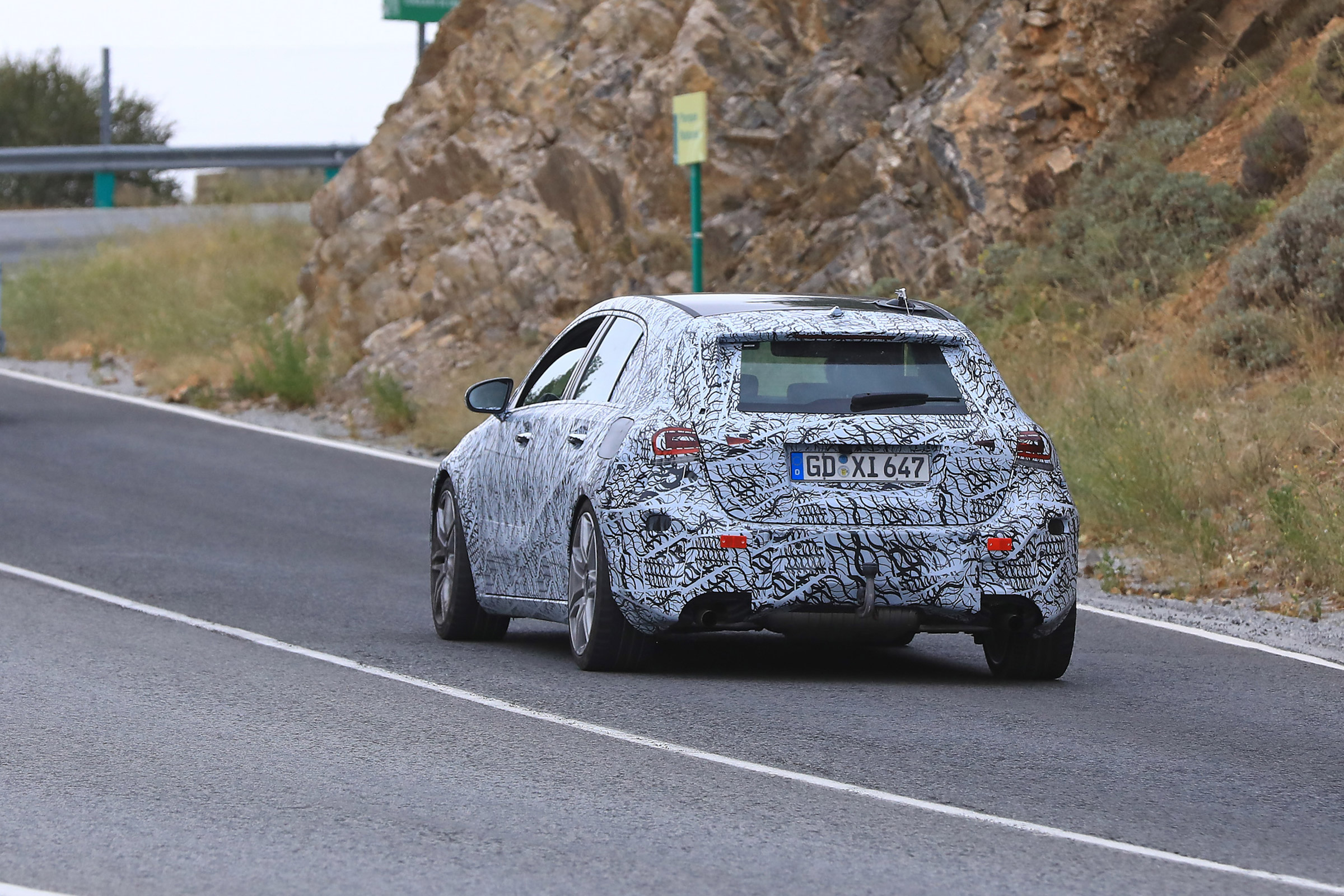 Mercedes-AMG A45 Spies - rear 3.45