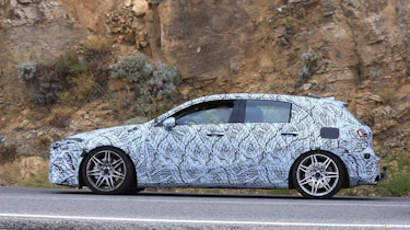 Mercedes-AMG A45 Spies - side