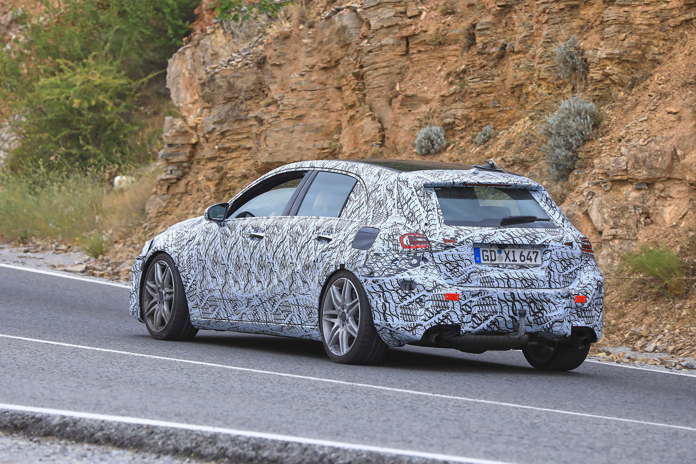 Mercedes-AMG A45 Spies - rear 