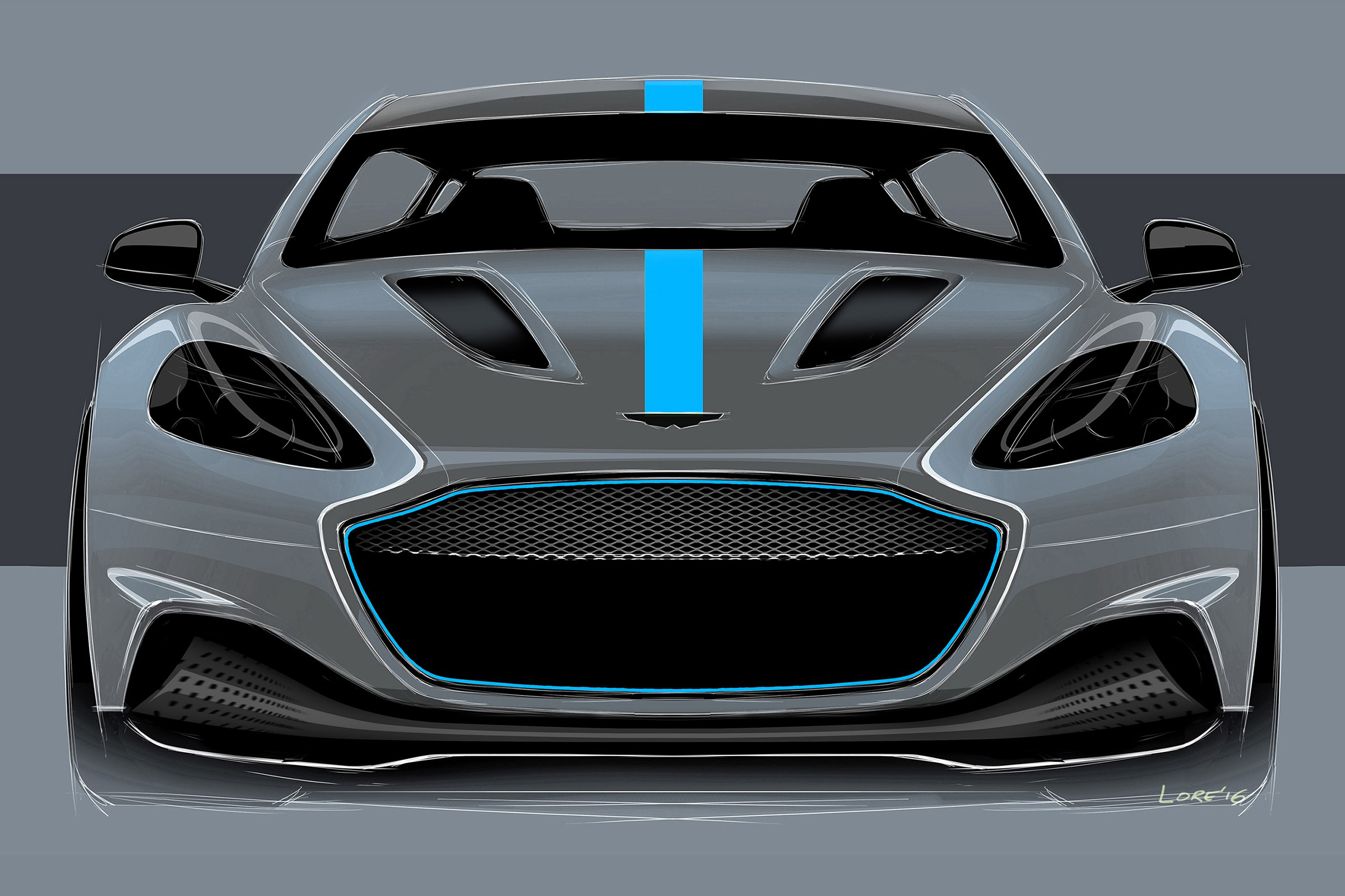 Aston Martin RapidE - front2