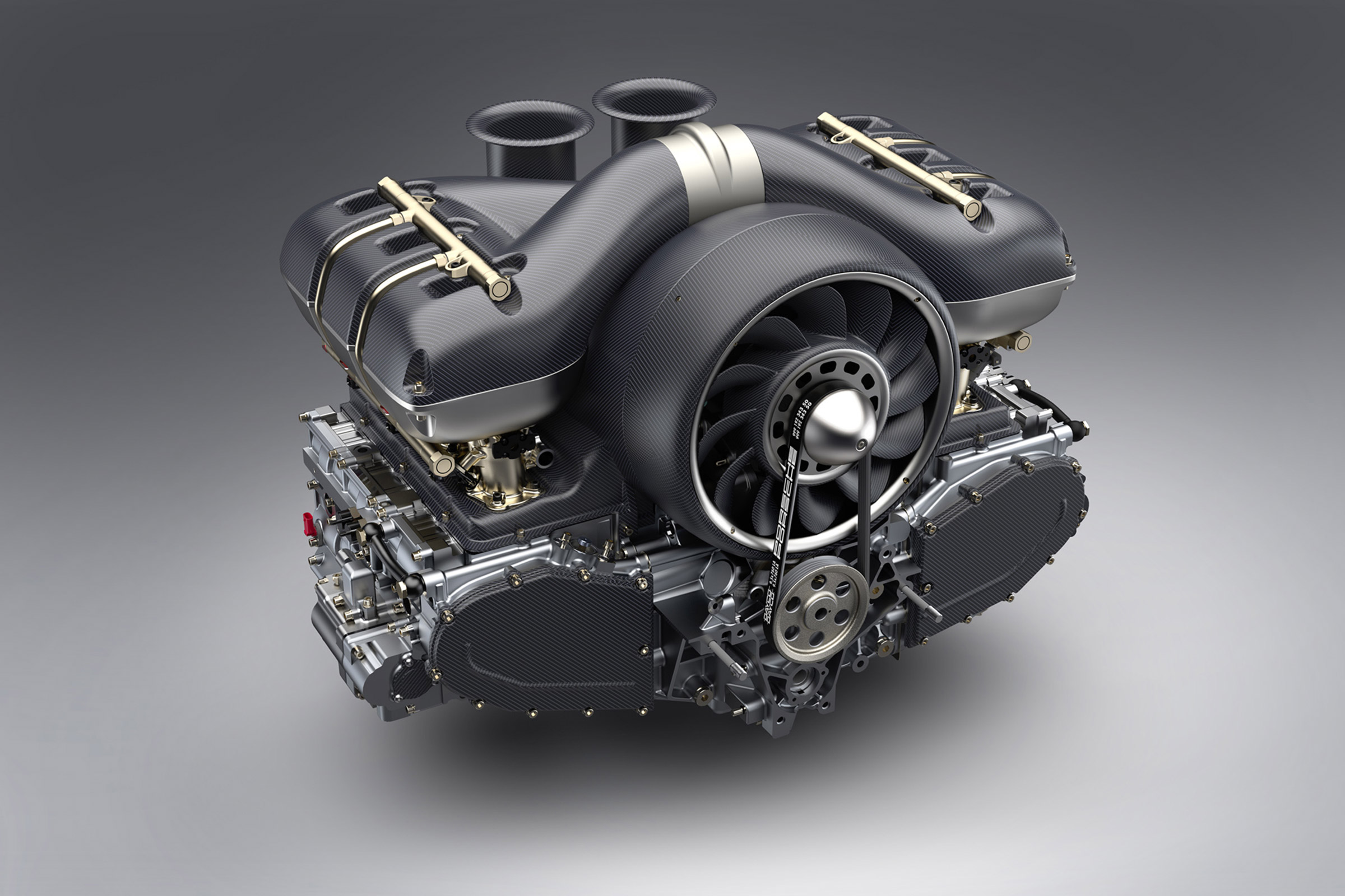 Singer - Williams collab - engine shot