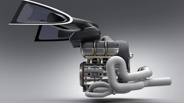 Singer - Williams collab - engine shot2
