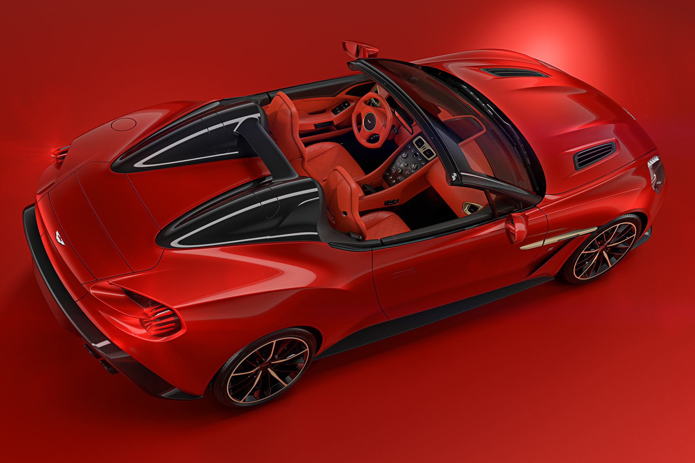 Aston Martin Zagato Speedster - above rear