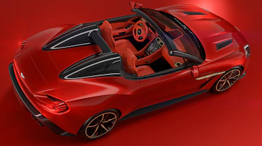 Aston Martin Zagato Speedster - above rear
