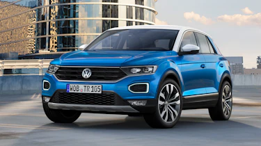 VW T-Roc - Blue front static 2