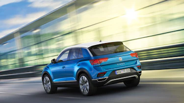 VW T-Roc - Blue rear dynamic