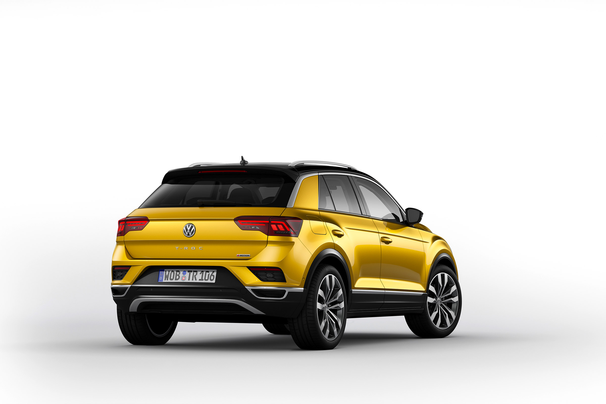 VW T-Roc - Yellow rear