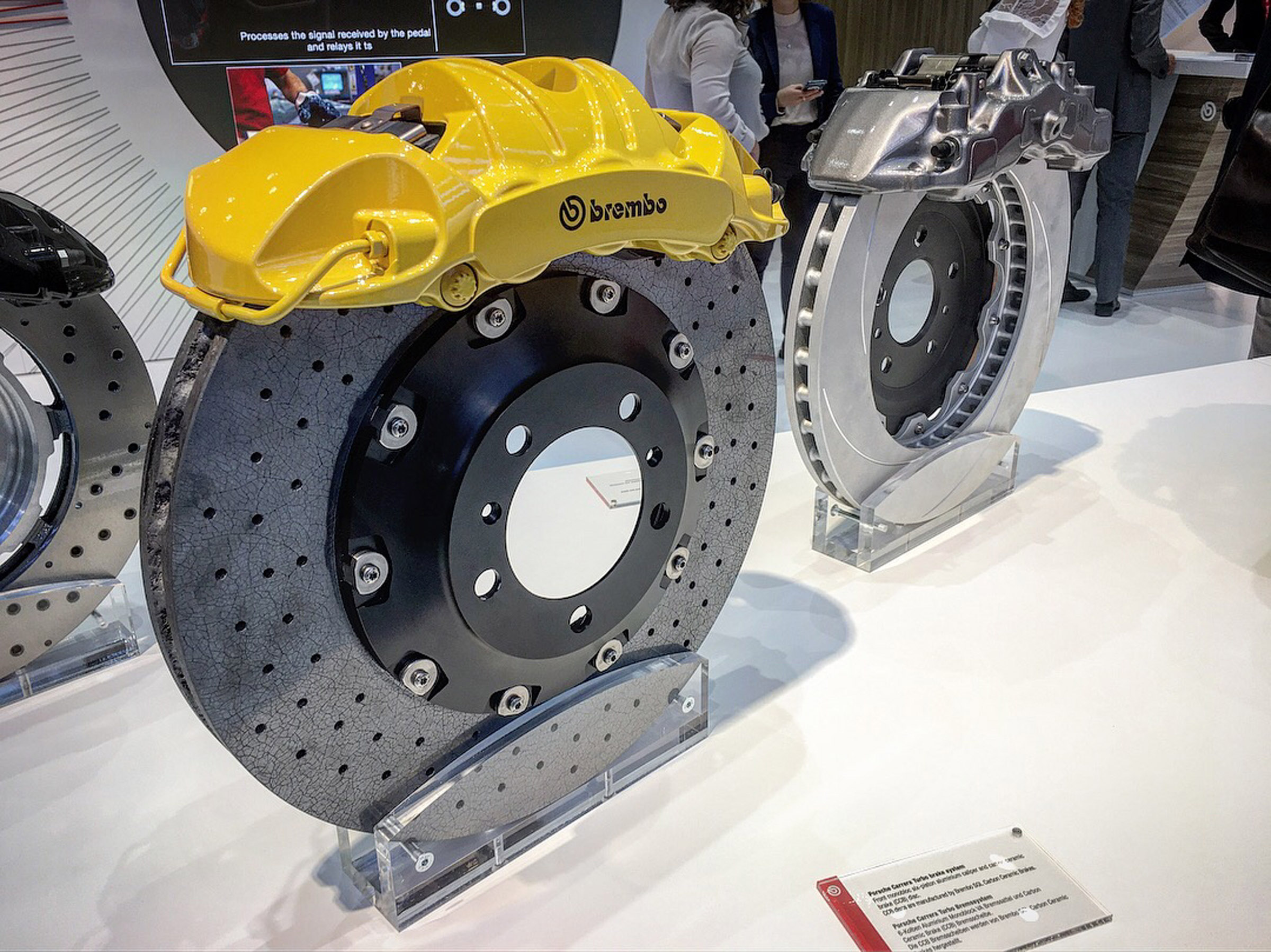 Brembo carbon ceramic brake disc - 2017 Frankfurt motor show