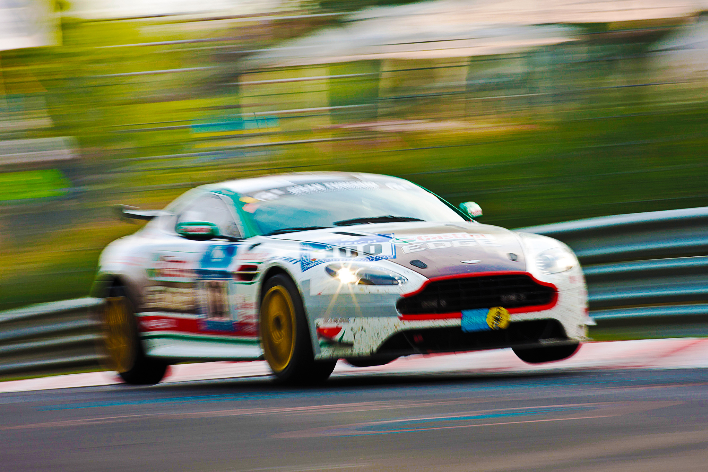 Nurburgring - airborne Aston Martin