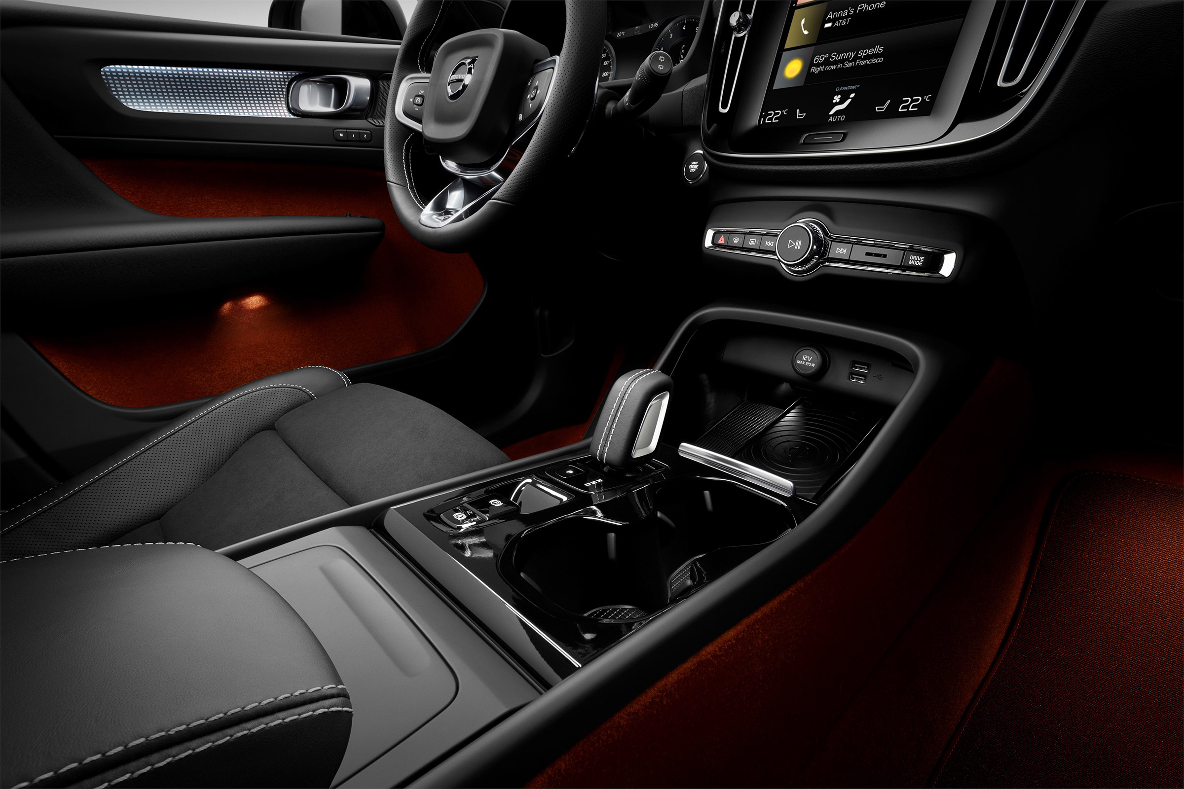 Volvo XC40 - console