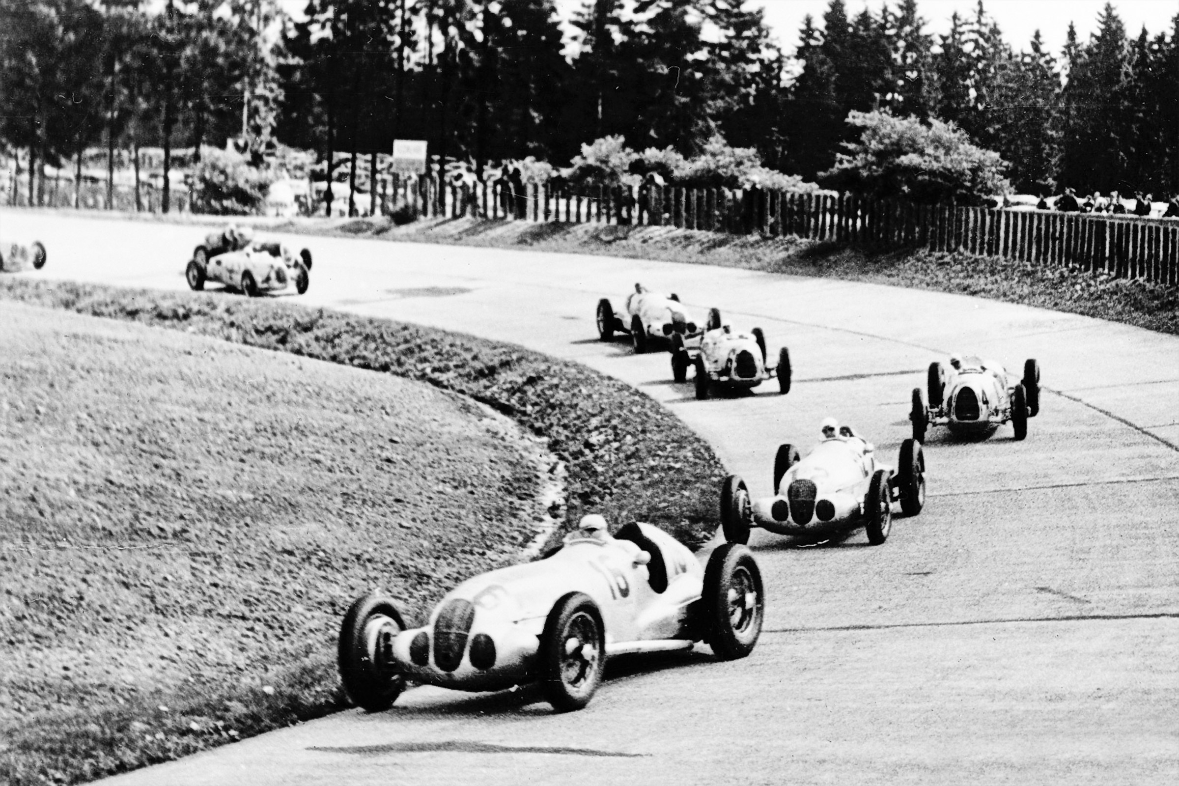 History of Nurburgring - b&amp;w