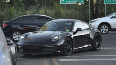Porsche 911 spy - front