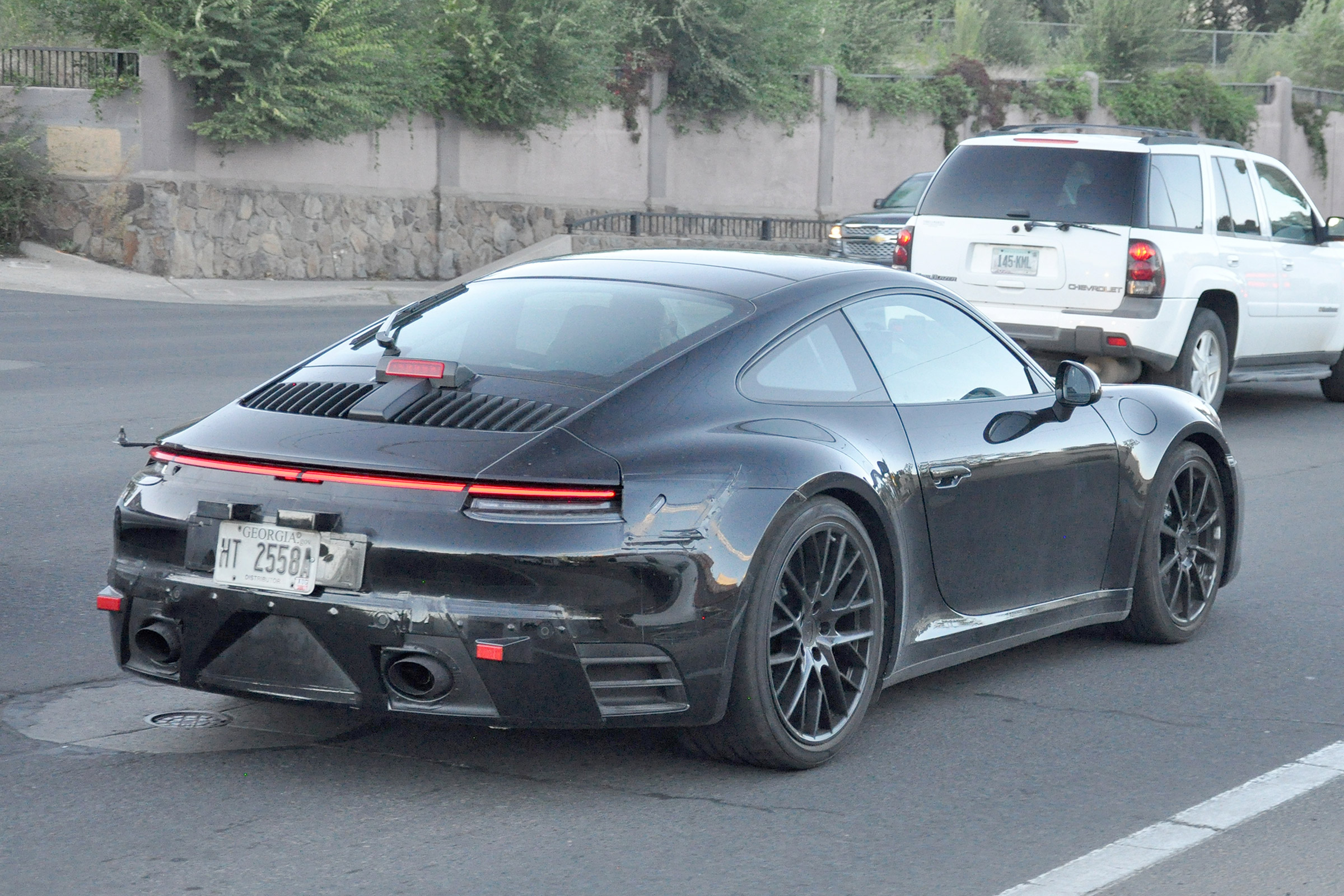 Porsche 911 spy - rear