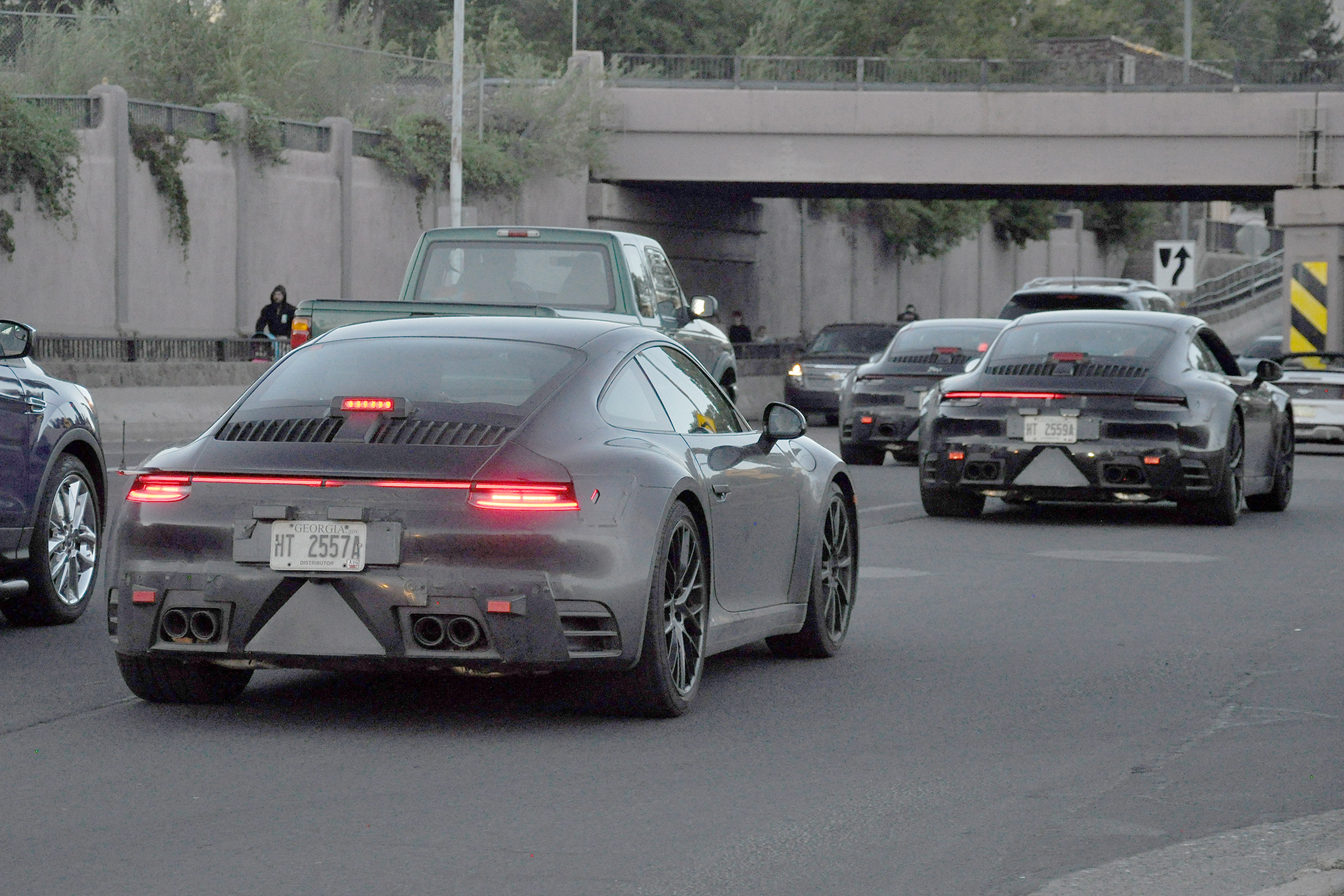 Porsche 911 spy - rear