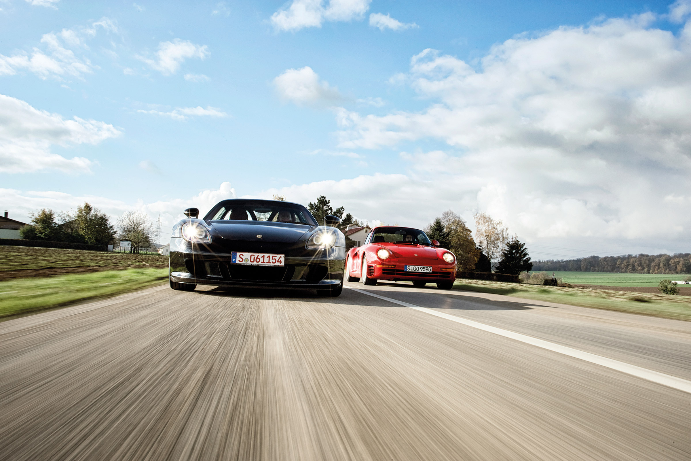 Porsche Carrera GT &amp; 959 - driving