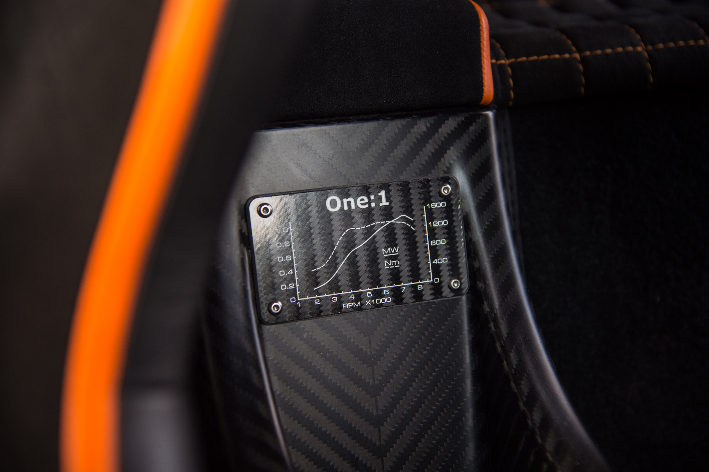 Koenigsegg One:1 - plaque