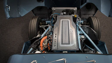 Jaguar E-type Zero engine bay