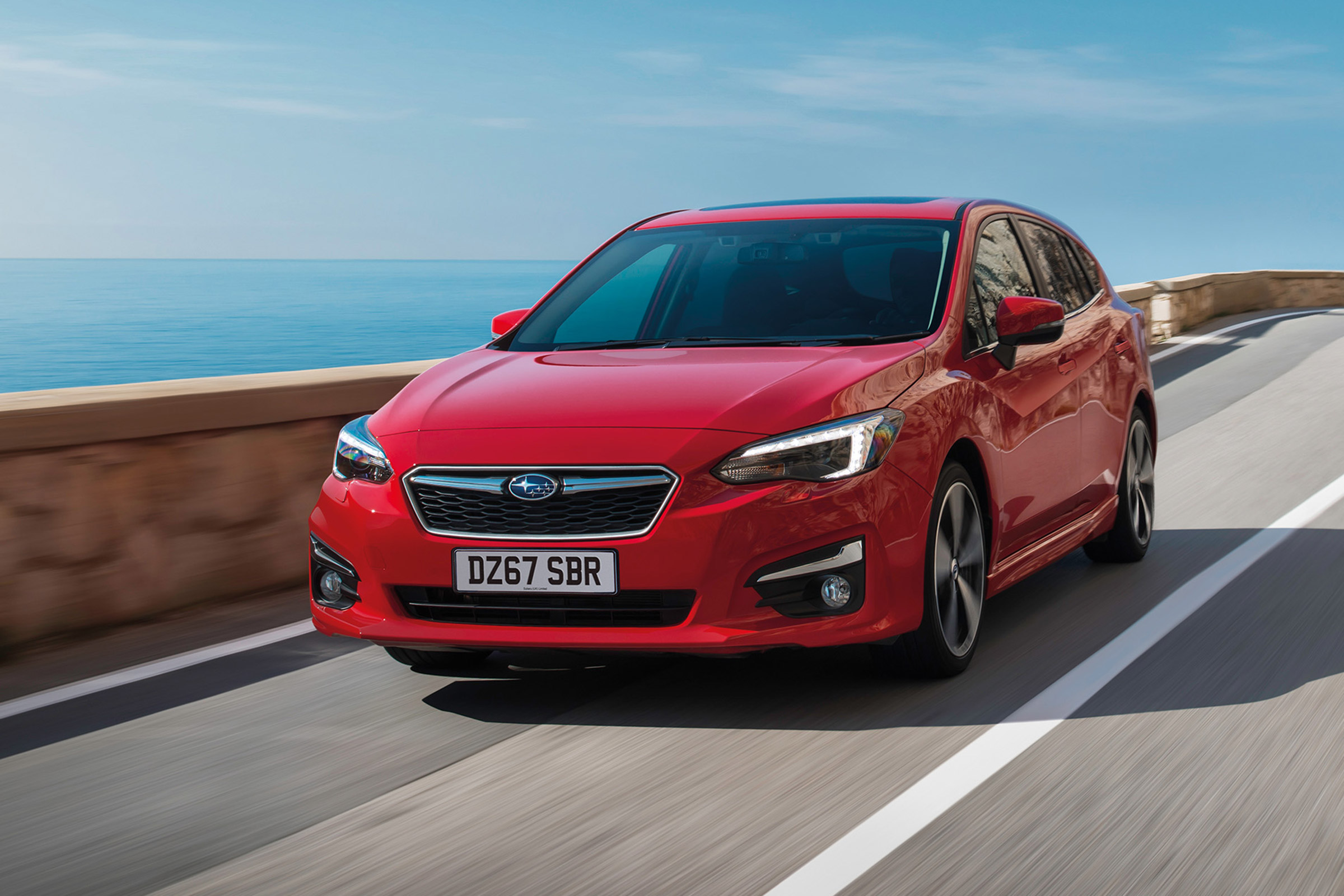 Subaru Impreza Hatch - front driving shot