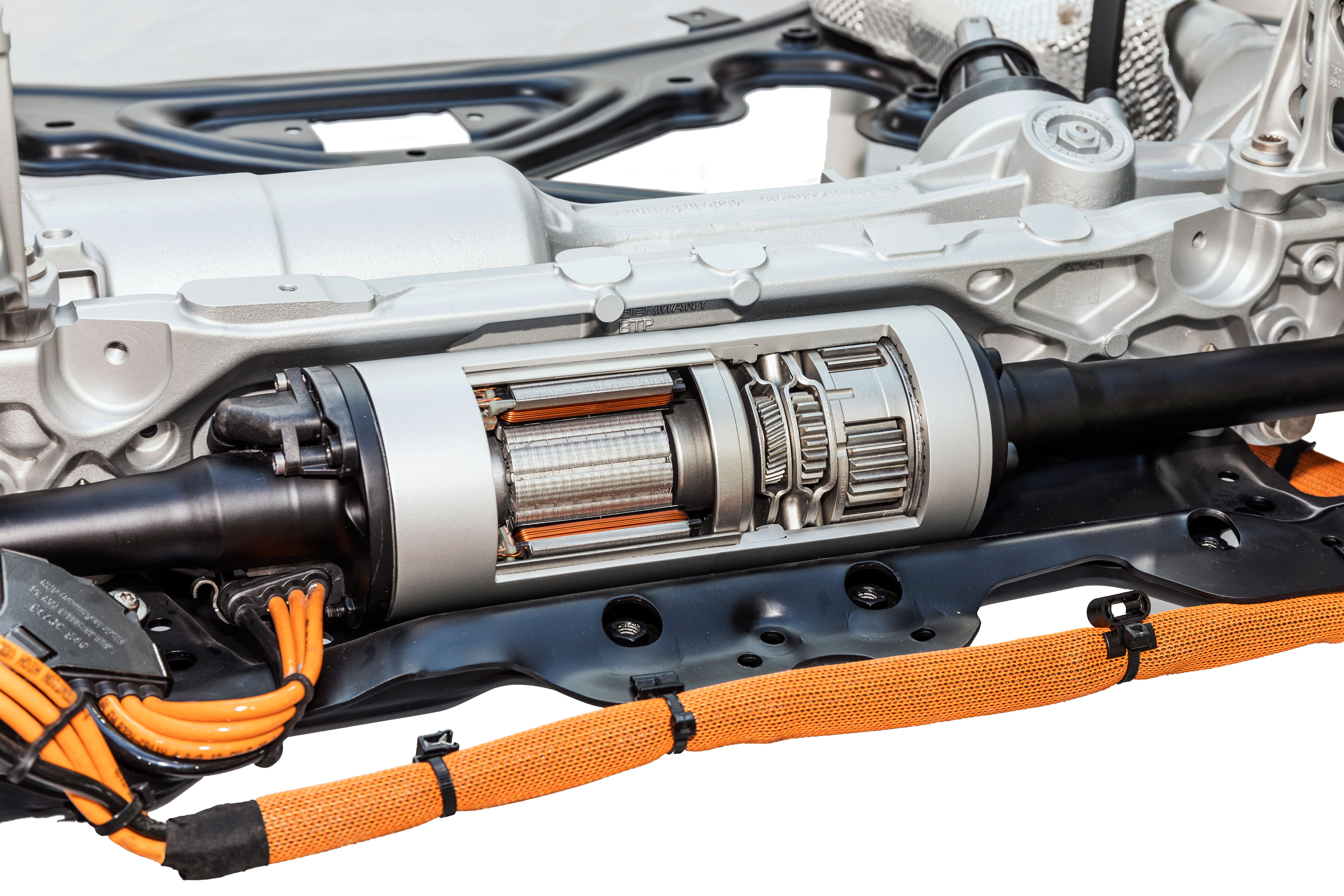 Porsche Cayenne dynamic anti-roll bar, Porsche Dynamic Chassis Control (PDCC), in detail 