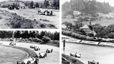 History of Nurburgring - collage