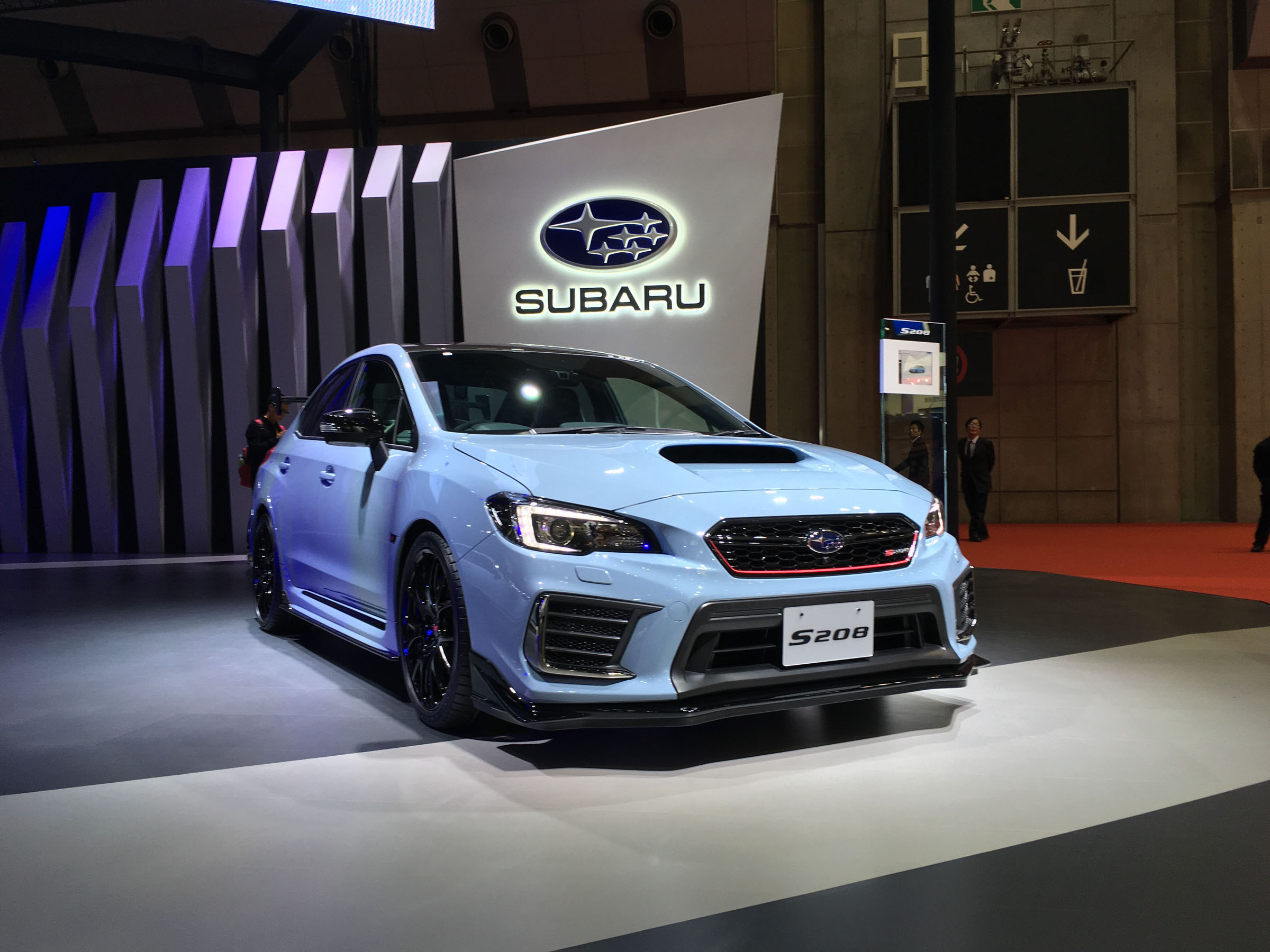 Subaru WRX STI S208 - live front