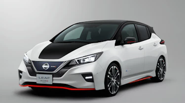 Nissan Leaf Nismo concept officials front quarter