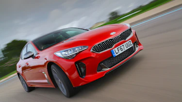 Kia Stinger GT-S UK - front tracking