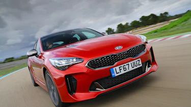 Kia Stinger GT-S UK - front tracking