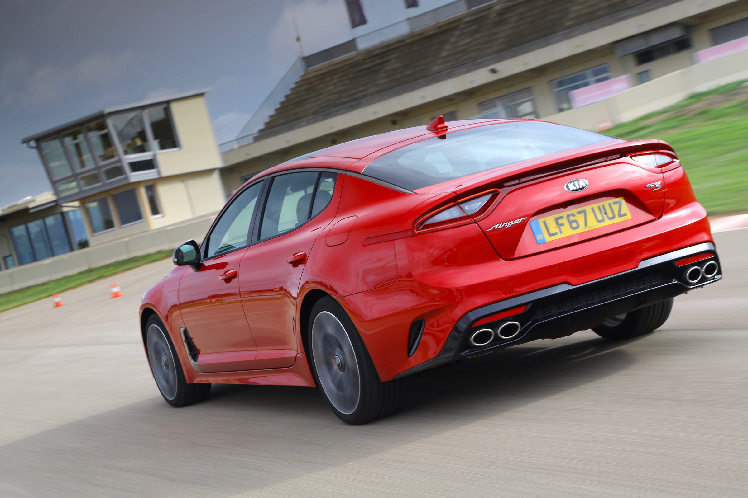 Kia Stinger GT-S UK - rear quarter