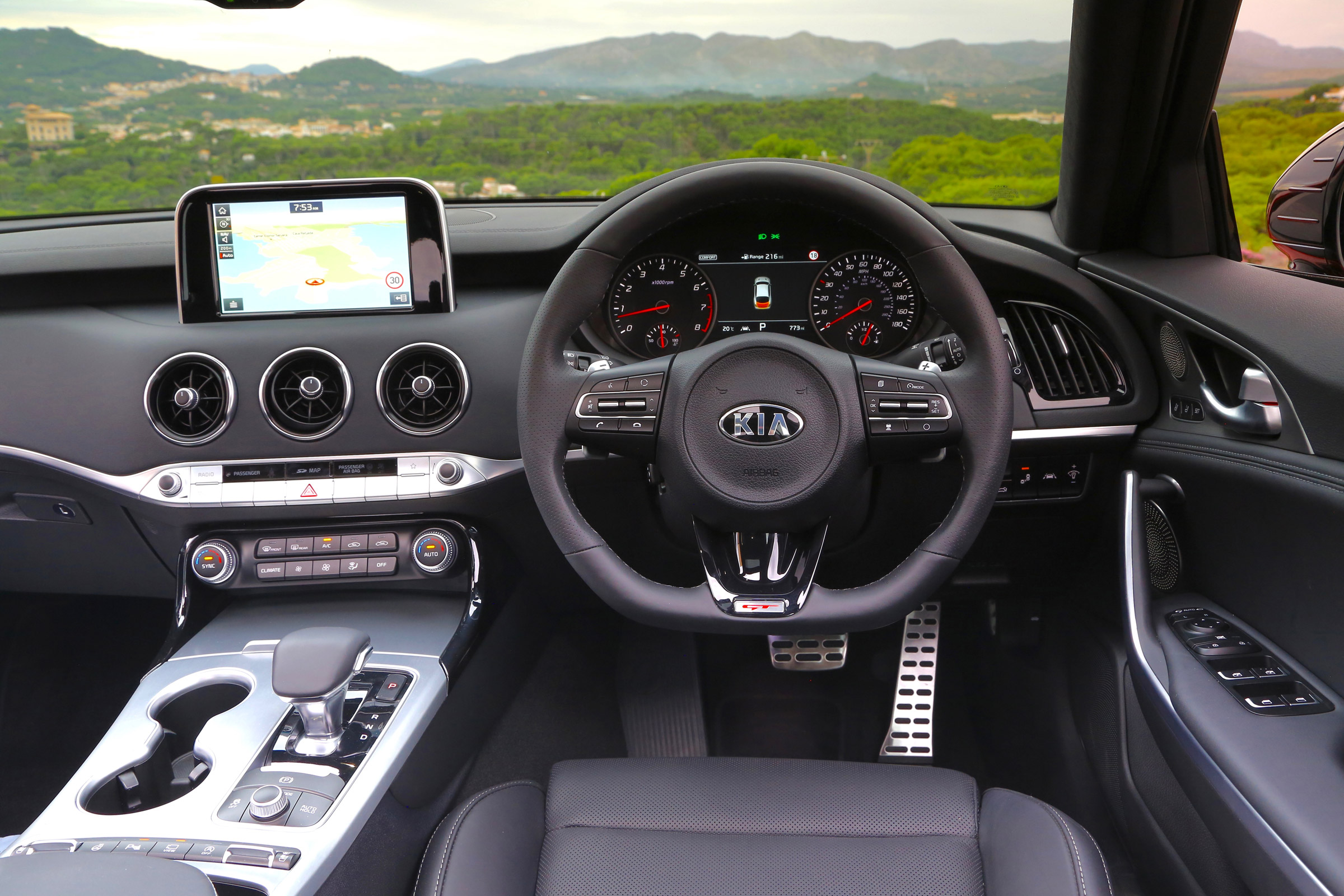 Kia Stinger GT-S UK - interior