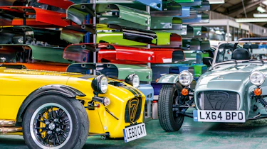 Caterham 160 and Caterham 620R - factroy floor