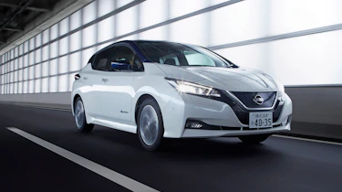 Nissan Leaf drive Japan - front quarter