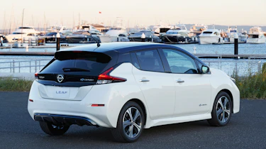 Nissan Leaf drive Japan - rear quarter