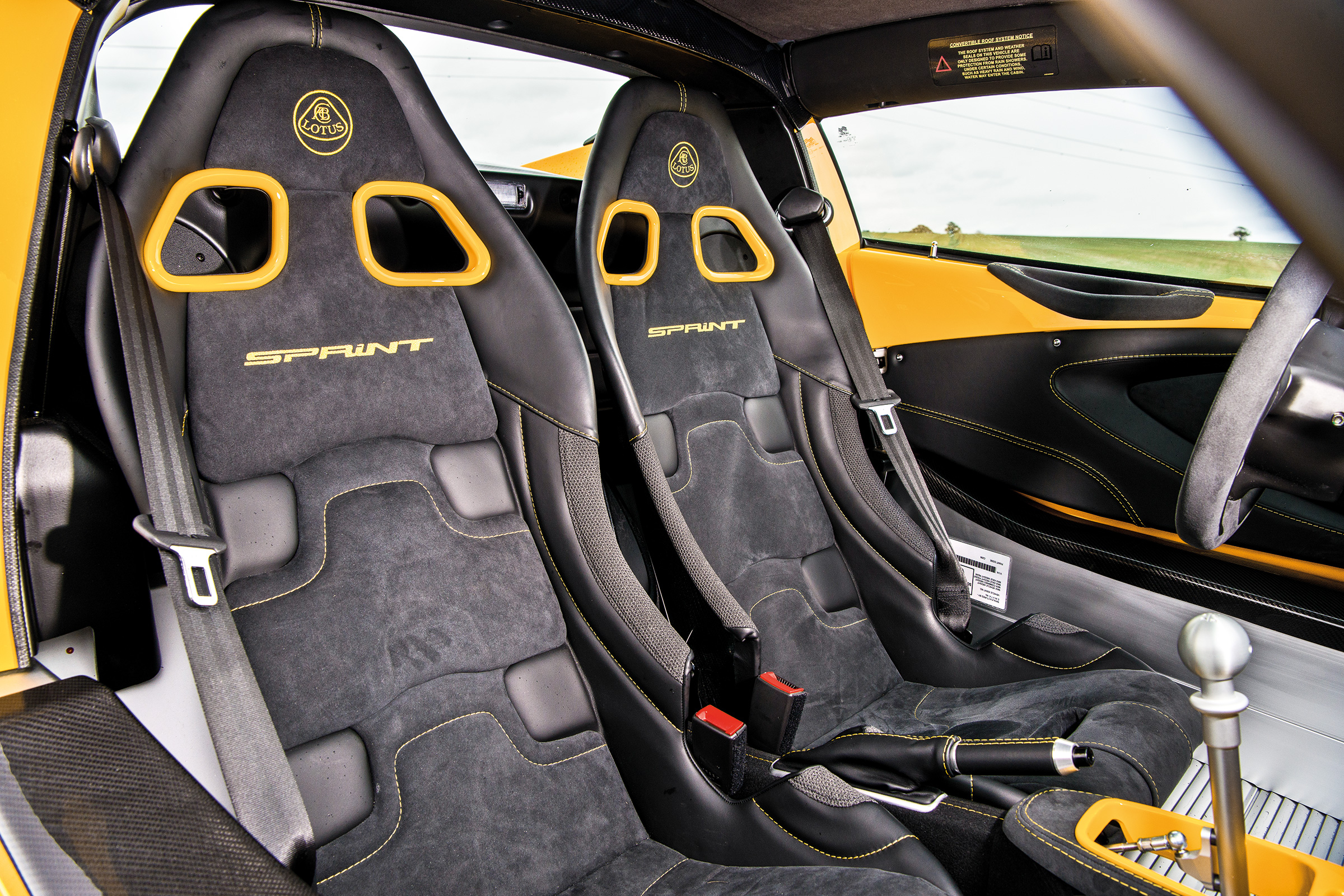 Lotus Elise Sprint 220 - seats